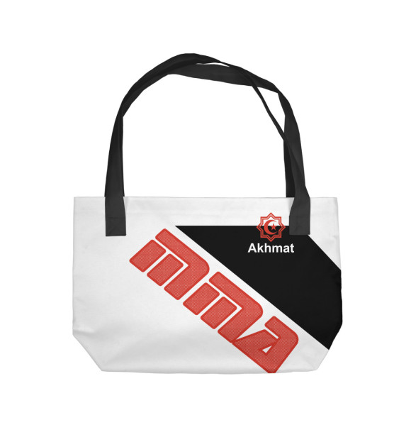 Пляжная сумка с притом Akhmat MMA цвета  Пляжная сумка с изображением Akhmat MMA цвета
