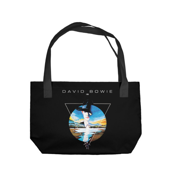 Пляжная сумка с изображением The Man Who Fell to Earth цвета 