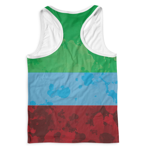 

Майки борцовки Print Bar, Белый, Дагестан