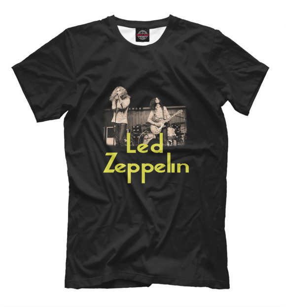 Футболка для мальчиков с изображением Led Zeppelin цвета Белый