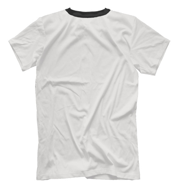 Мужская футболка с изображением CM Punk AEW black and white цвета Белый