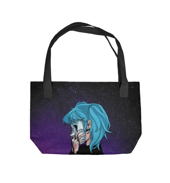Пляжная сумка с изображением Sally Face цвета 