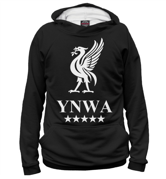 Худи для мальчика с изображением YNWA цвета Белый