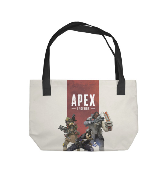 Пляжная сумка с изображением апекс легендс цвета 