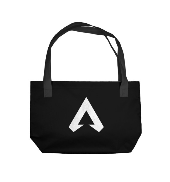Пляжная сумка с изображением Apex Legends Black цвета 