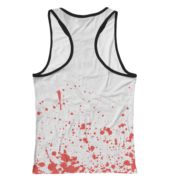 Женская майка-борцовка с изображением Nirvana цвета Белый