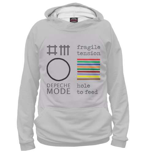 

Худи Print Bar, Белый, Depeche Mode