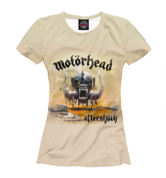 Женская футболка с изображением Motrhead цвета Белый