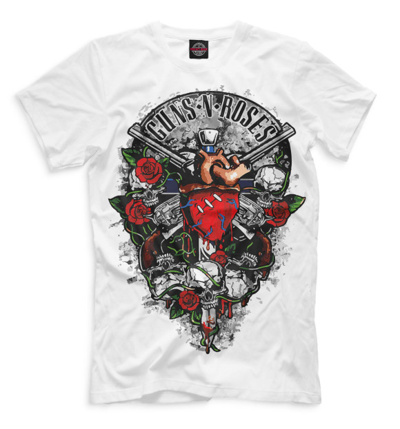 T shirt guns n roses sale