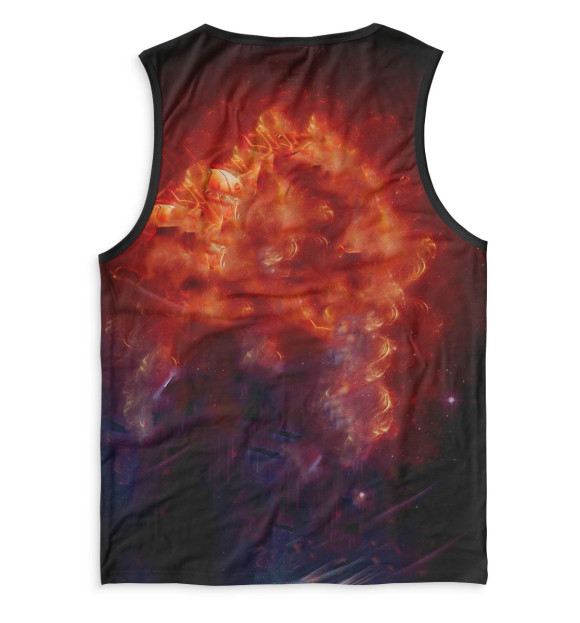 Мужская майка с изображением Леброн Джеймс цвета Белый