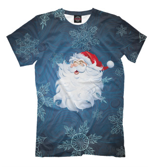 Мужская футболка Веселый Дед Мороз