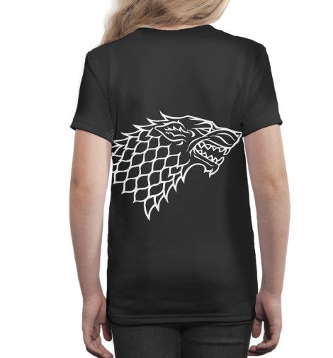 

Футболки Print Bar, Белый, Арья Старк