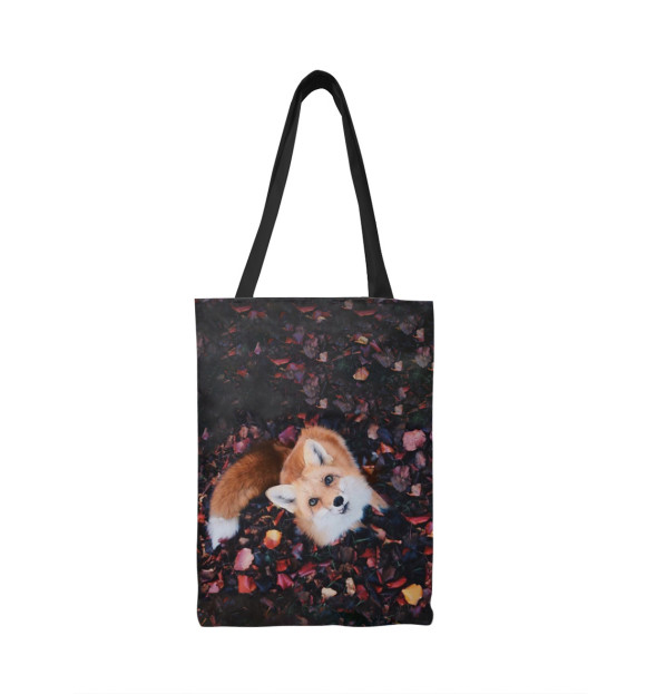 Сумка-шоппер с изображением Лиса цвета 