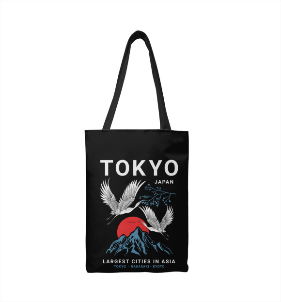 Сумка-шоппер с изображением Tokyo цвета 