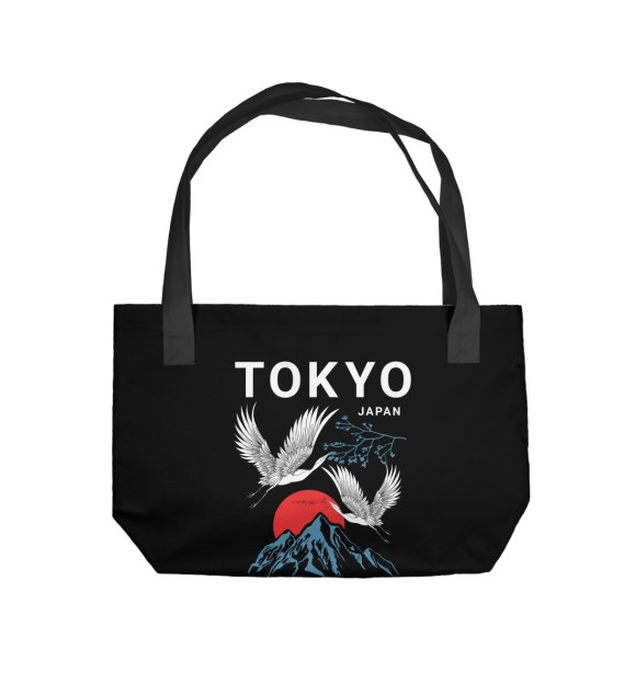 Пляжная сумка с изображением Tokyo цвета 