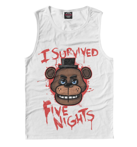 

Майки Print Bar, Белый, Five Nights at Freddy’s