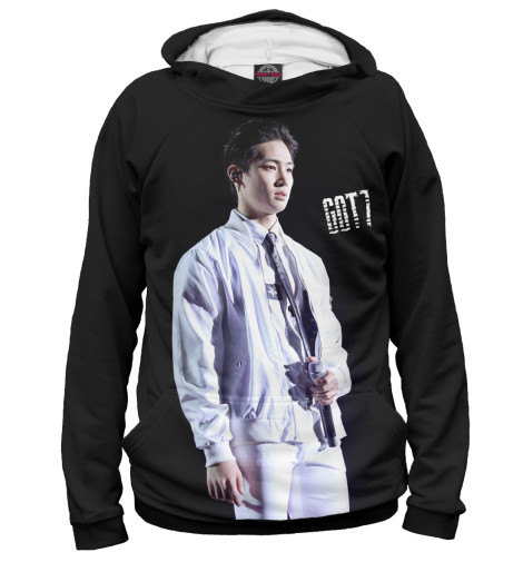 

Худи Print Bar, Белый, GOT7 JB