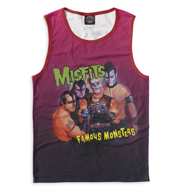 Майка для мальчика с изображением The Misfits цвета Белый