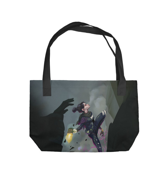 Пляжная сумка с изображением Apex Legends - Wraith цвета 