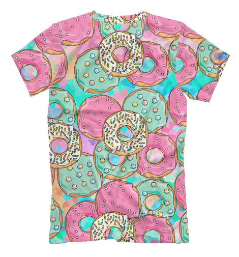 

Футболки Print Bar, Молочно-белый, Пончики