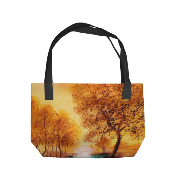 Пляжная сумка с изображением Осень цвета 