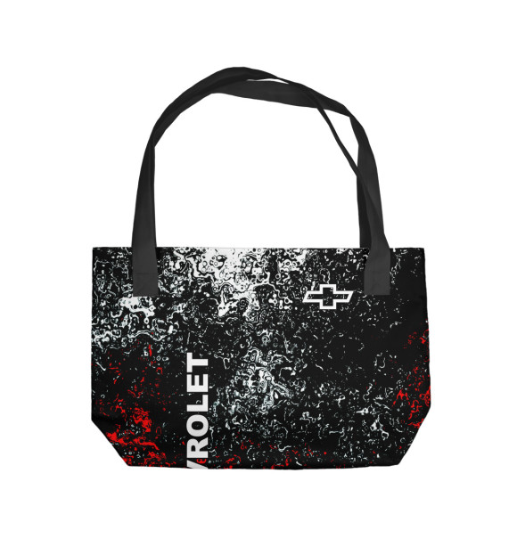 Пляжная сумка с притом CHEVROLET цвета  Пляжная сумка с изображением CHEVROLET цвета