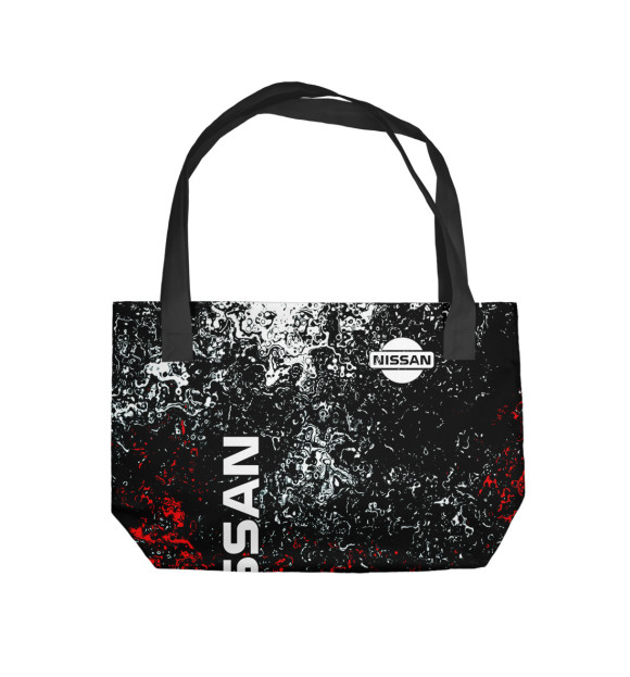 Пляжная сумка с изображением NISSAN цвета 