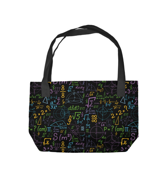 Пляжная сумка с изображением Шпаргалки цвета 