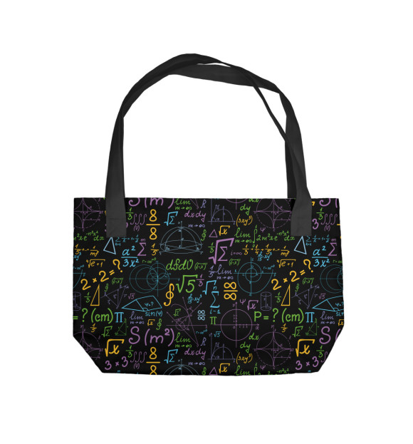 Пляжная сумка с изображением Шпаргалки цвета 