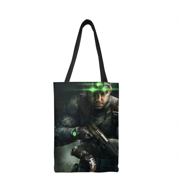 Сумка-шоппер с изображением Splinter Cell: Blacklist — Сэм Фишер цвета 