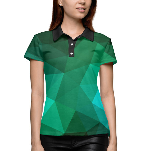 

Поло Print Bar, Белый, Polygonal