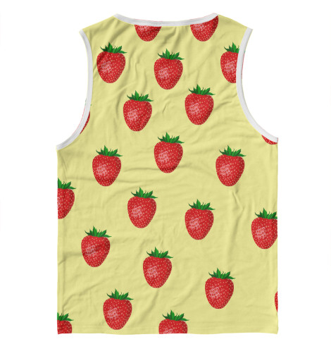 

Майки Print Bar, Белый, Клубника