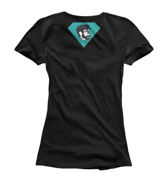 Женская футболка с изображением Тыж программист цвета Белый