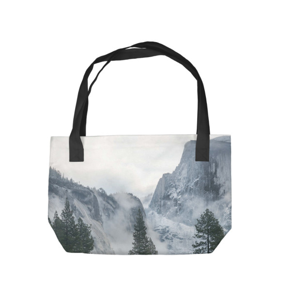 Пляжная сумка с изображением Горы цвета 