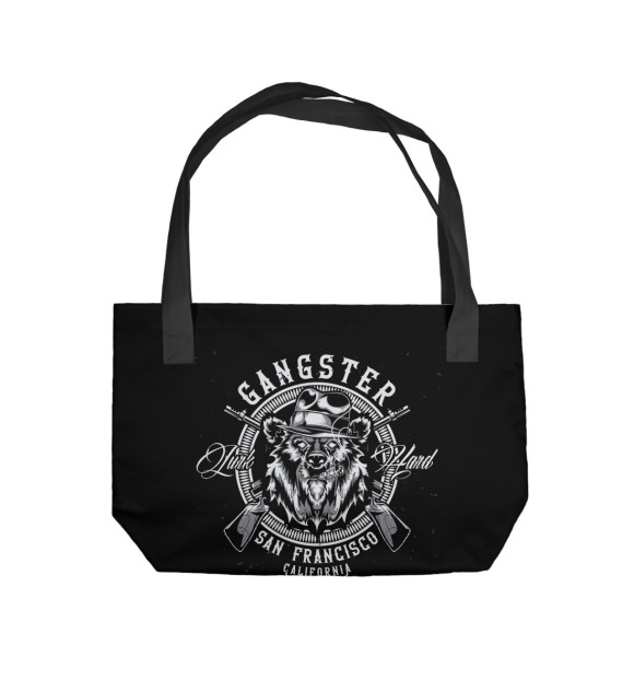 Пляжная сумка с изображением Gangster цвета 