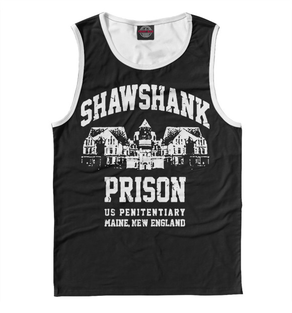 Майка для мальчика с изображением Shawshank Prison цвета Белый