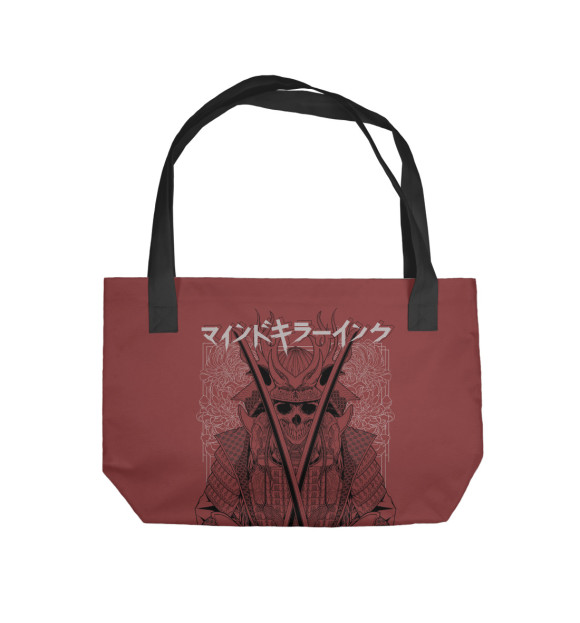 Пляжная сумка с изображением Samurai Way цвета 