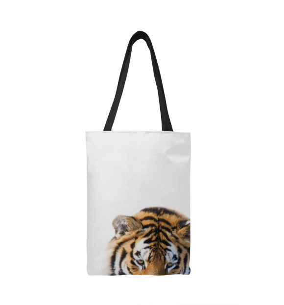 Сумка-шоппер с изображением Уссурийский тигр цвета 