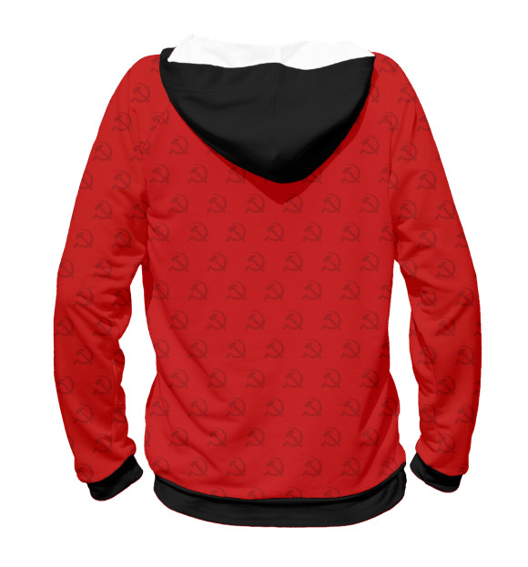 Мужское худи с изображением Communist Party цвета Белый