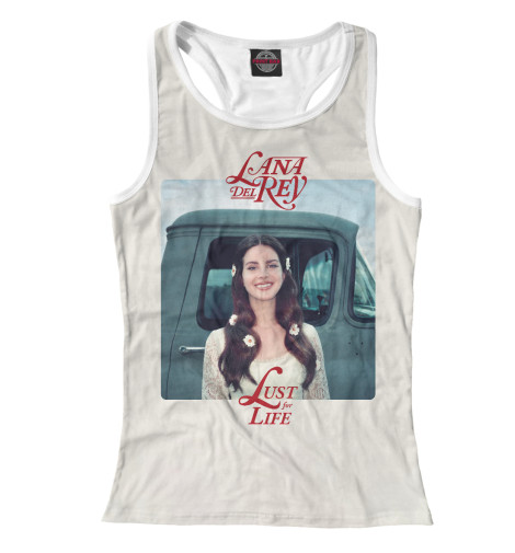 

Майки борцовки Print Bar, Белый, Lana Del Rey – Lust For Life