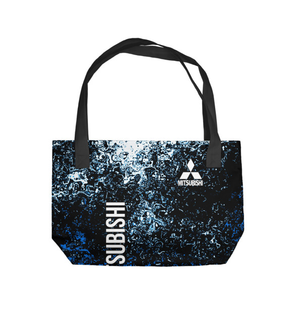 Пляжная сумка с изображением Mitsubishi цвета 