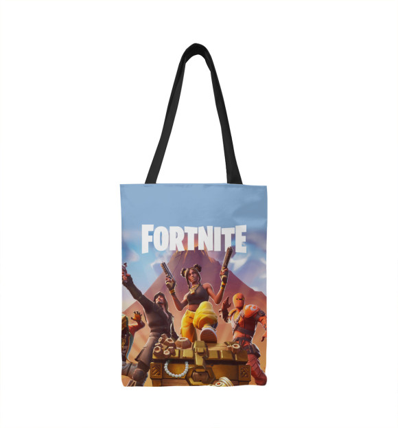 Сумка-шоппер с изображением Fortnite 8 сезон цвета 