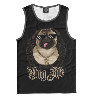 Майка для мальчика Pug life