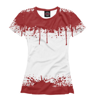 Женская футболка Кровь