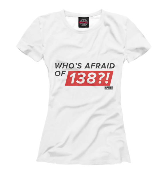 Футболка для девочек с изображением Armin van Buuren цвета Белый