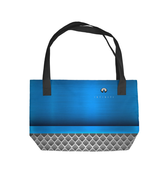 Пляжная сумка с изображением Infiniti цвета 