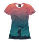Женская футболка Космический ливень