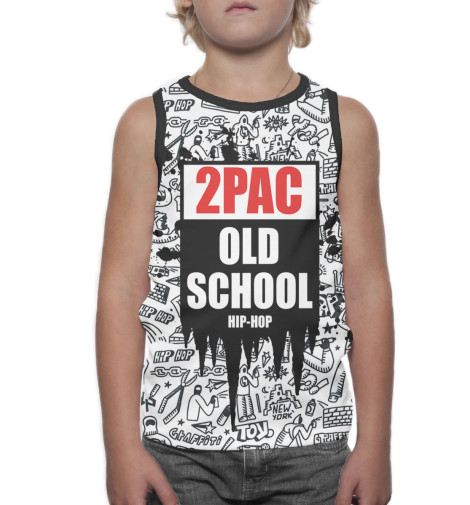 

Майки Print Bar, Белый, 2Pac