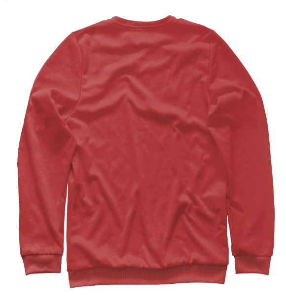 Свитшот для девочек с изображением Style in red цвета Белый