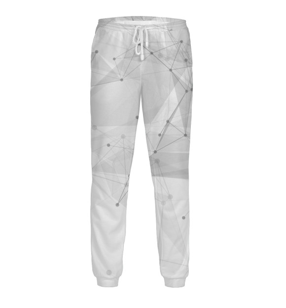 Мужские спортивные штаны с изображением Id цвета Белый